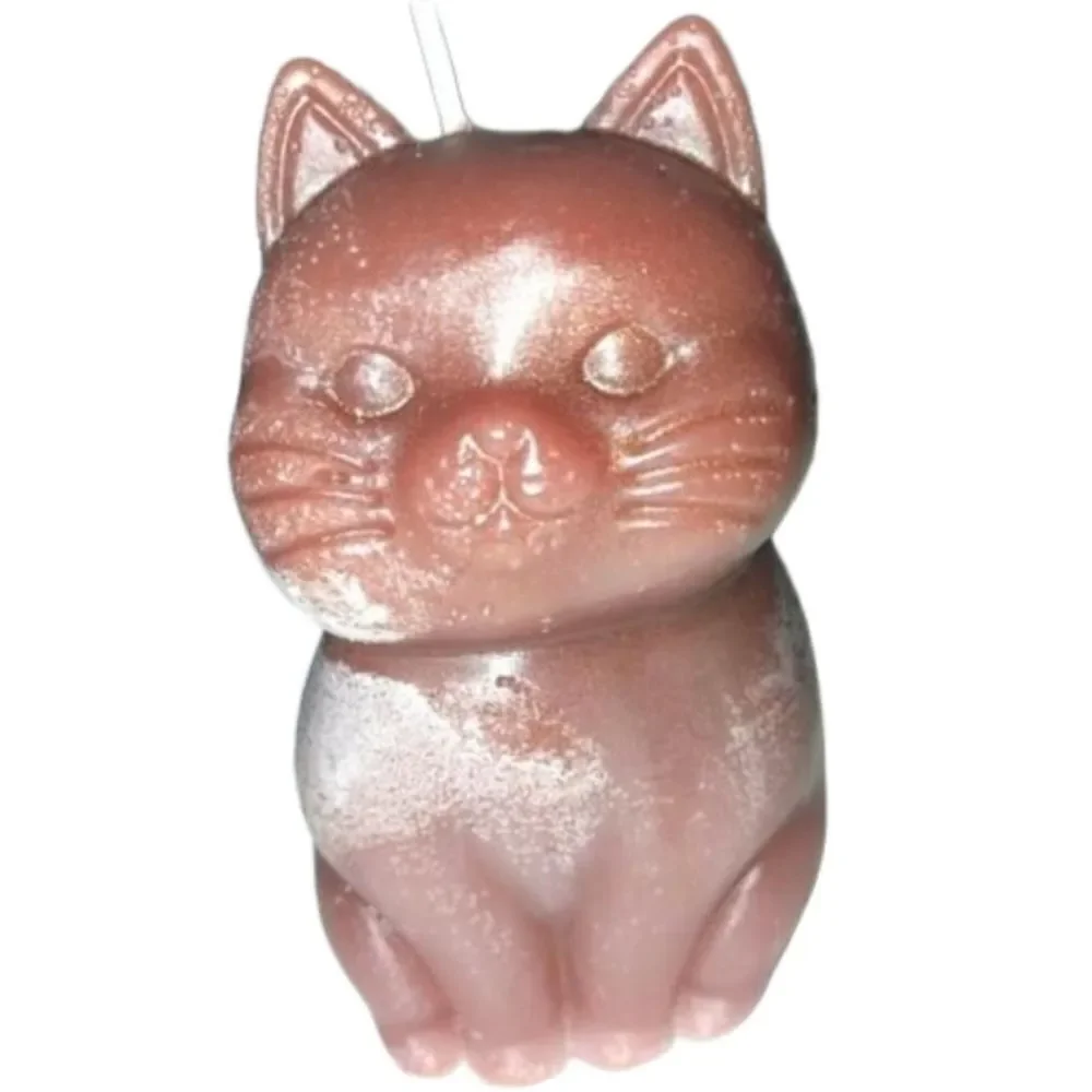 Hand crafted limited edition brown candle from our Cat Lady candle collection